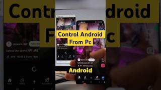 Control Android From PC With 1Click Screen Mirroring [upl. by Yung]