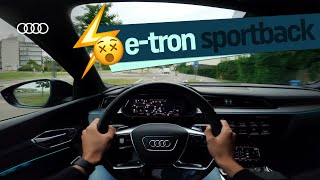 Audi etron Sportback 55 quattro POV Drive [upl. by Festa129]