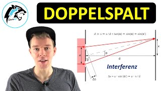 DOPPELSPALT mit Interferenzmuster  Physik Tutorial [upl. by Curzon861]