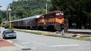 Great Smoky Mountains Railroad at Dillsboro NC [upl. by Angela]