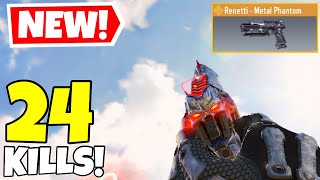 NEW LEGENDARY RENETTI METAL PHANTOM PISTOL GAMEPLAY IN CALL OF DUTY MOBILE BATTLE ROYALE [upl. by Annodahs821]