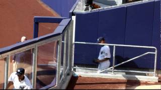 Mariano Riveras First Entrance  The New Yankee Stadium [upl. by Anwahsad]