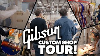 Gibson Custom Shop  Behind the Scenes Tour [upl. by Rednazxela874]