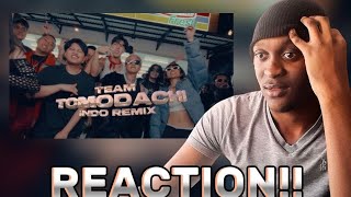 チーム友達 TEAM TOMODACHI INDONESIA REMIX 🇮🇩 REACTION🇿🇦 [upl. by Namyl]