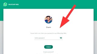 How to lock WhatsApp Web on LaptopPC WhatsApp Web Screen Lock [upl. by Allimrac340]