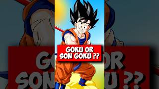 Why Goku is called Son Goku  Goku SonGoku DragonBall DBZ GokuNameMeaning DragonBallLore [upl. by Noivad]