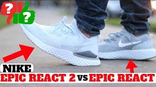 NOT Worth Buying Nike EPIC REACT FLYKNIT 2 vs Epic React REVIEW [upl. by Giule]