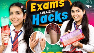 Exams Cheating Hacks  Topper vs Failure  School Students Life  Anaysa [upl. by Aihcsrop]