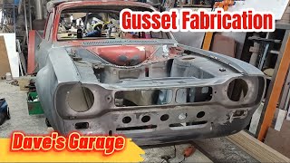 Ford Escort MK1 Restoration Project Engine Bay Repairs Gussets Welding [upl. by Florine]