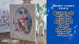 Whimsy Stamps Easy Quick Cards [upl. by Ardnasac]