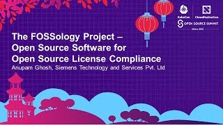 The FOSSology Project – Open Source Software for Open Source License Compliance  Anupam Ghosh [upl. by Serles]