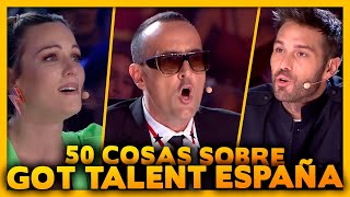 50 Curiosidades sobre GOT TALENT ESPAÑA que no sabías [upl. by Broddy]