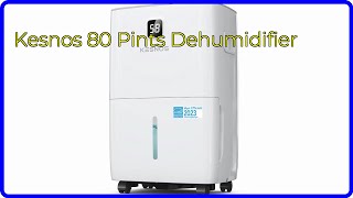 REVIEW 2024 Kesnos 80 Pints Dehumidifier ESSENTIAL details [upl. by Elehcor615]