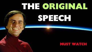 Carl Sagan The Pale Blue Dot The Original Speech [upl. by Emmey]