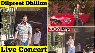 Dilpreet Dhillon live Concert  SD College  Chandigarh [upl. by Zelten]