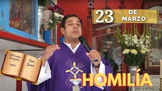 EVANGELIO DE HOY sábado 23 de marzo del 2024  Padre Arturo Cornejo [upl. by Golden889]