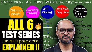 EXPLAINED in 8 Minutes  All 6 Test Series on NEETprepcom for NEET Aspirants [upl. by Oker]