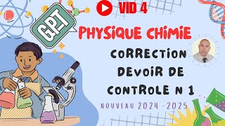 VID 124CHATGPT corrige un devoir de physiquechimie de première année secondaire [upl. by Yorgos]