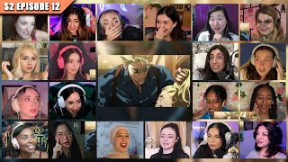 Girls React Jujutsu Kaisen Season 2 Episode 12 Reaction Mashup  呪術廻戦 [upl. by Flavius]