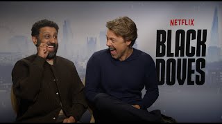 Adeel Akhtar and Andrew Buchan on working together and raising the stakes in Black Doves [upl. by Wehrle]