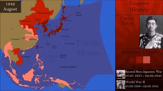 History of the Japanese Empire  Every Month [upl. by Akieluz902]