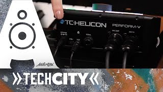 Hannah Checks Out The TC Helicon PerformV Vocal Processor [upl. by Ilrac]