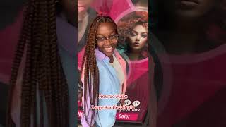 How To Make Large Knotless Braids [upl. by Mihe]