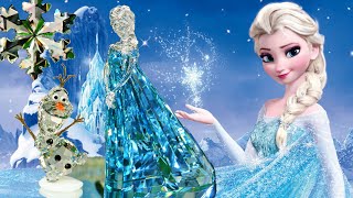 Elsa Ice Queen  Disney Frozen Swarovski Crystals  Elsa and Olaf Handmade Limited Edition Crystal [upl. by Acinorej]