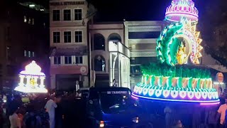 Thaipusam Ipoh 2023  Two different Light Kavadis dancing gracefully Mesmerising Urumi Melam [upl. by Nosidda]