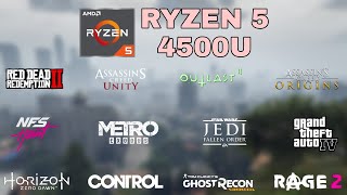 Ryzen 5 4500U Vega 6 Gaming Test  2020 [upl. by Kinny]