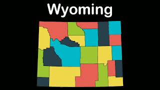 Lets Explore Wyomings Counties  50 States Song For Kids  ALittleKidOwnsANewChannel [upl. by Reichert4]