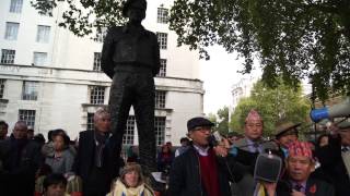 Gurkhas Begin Hunger Strike in Parliament Square London 5 [upl. by Nanam]