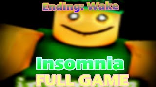 Insomnia  Full Gameplay Ending Wake [upl. by Kcuhc]