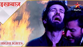 Ishqbaaz  इश्क़बाज़  Anika ka hua aag mein bura haal [upl. by Nesilla497]