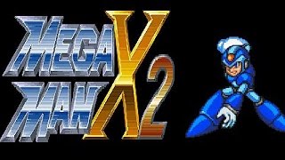 SNES Mega Man X2 Password Start a New Game with all Zeros Parts [upl. by Aneg]