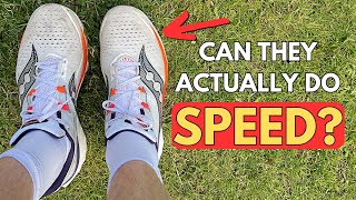 I FINALLY RAN FAST IN THE SAUCONY ENDORPHIN SPEED 4  Heres What Happened [upl. by Aleira696]