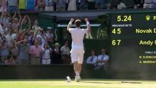 Andy Murray wins Wimbledon 2013 title [upl. by Halima]