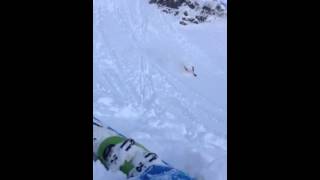 Ski crashfail Melchsee Frutt [upl. by Kusin]