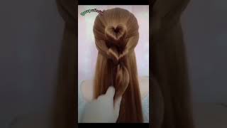 Hairstyle party hairstyle YouTube shorts stylish hairstyle girlish luxury hair [upl. by Hoes]