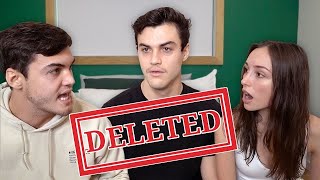 Arguing With My Twins Girlfriend Prank  Dolan Twins Deleted Video [upl. by Cormier]