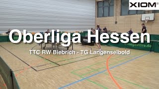 Oberliga Hessen  TTC RW Biebrich  TG Langenselbold  Highlights [upl. by Annagroeg]