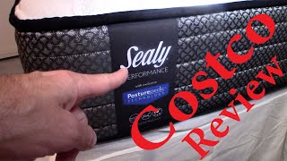 Costco Sealy Posturepedic Performance FIRM Mattress Review 2023 [upl. by Arocahs]