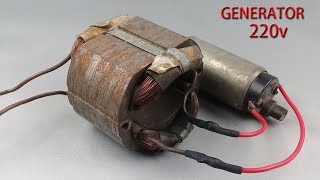 Build a 220V ENERGY GENERATOR at HOME with NO Electricity Bill [upl. by Athalie837]