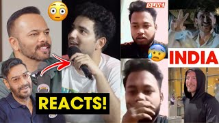 Rohit Shetty amp Ajay Devgn Reacts to Samay Raina India’s Got Latent😳 MrBeast amp Logan Paul India [upl. by Ahsiuqal]