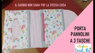 Tutorial porta pannolini baby bébé Anima Creat Ila [upl. by Gautious]