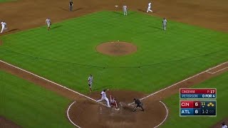 CINATL Barnhart dives for an out at home plate [upl. by Dihahs]