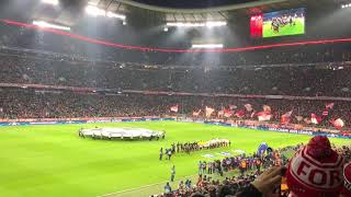 Bayern Munich  Paris SG  UEFA Champions League Hymne  LIVE  Allianz Arena  Stadium Atmosphere [upl. by Gytle]