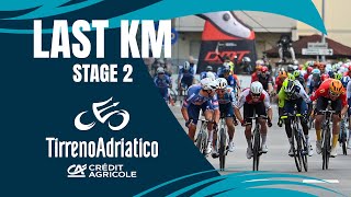 Tirreno Adriatico 2024  Last KM The Sprint [upl. by Eelorac]