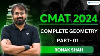 CMAT 2024 Complete Geometry  Part  01  Ronak Shah [upl. by Paza926]