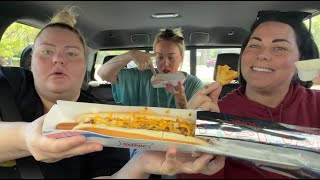 Sonic Mukbang  With Sisters [upl. by Erodroeht]